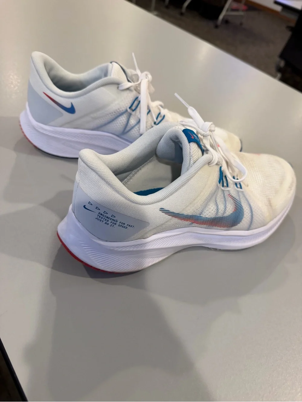 Nike Quest 4 'White Pure Platinum' DA1105-101 Men's Shoes